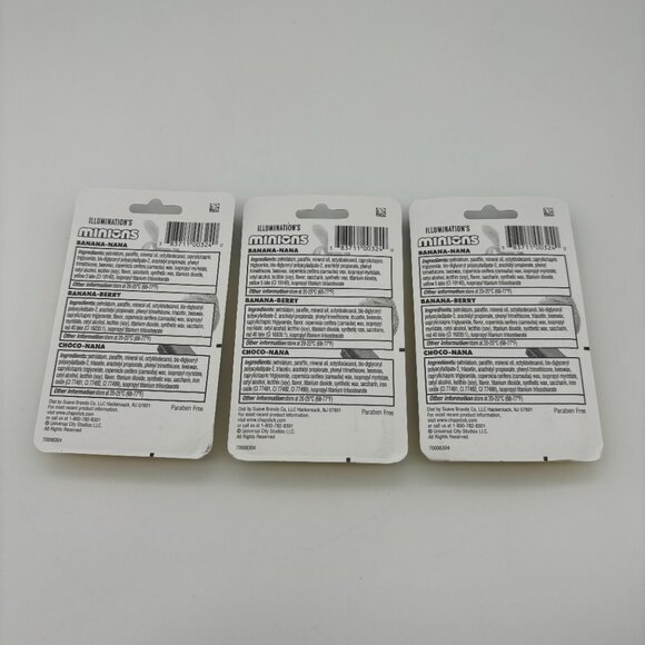 ChapStick Illuminations Minions Banana-Nana Lip Balm, Lip Care 3-Pack Lot of 3 - Picture 2 of 4